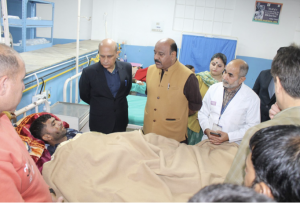 Dy CM Visits Kishtwar Accident Victims At GMC Jammu